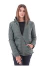CALIBER WOMEN GREEN PUFFER JACKET