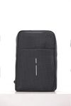 Basics Premium Black Check Synthetic Backpack