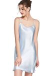 Women Luxury Short 100% Mulberry Silk Nighty