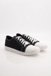 Men Canvas Sabratha White Sneakers