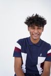 COLOR BLOCK POLO SHIRT