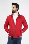 MEN'S BOMBER JACKET IN RED