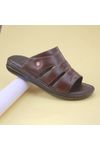Brown medicated slippers