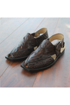 Brown Leather Peshawari