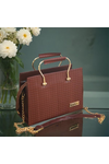 Brown Fancy Hand & Shoulder Bag for Girls