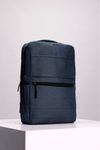 basiks men blue backpack / laptop bag