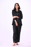 Valerie Women Black PJ Set 2pc