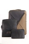 Men Black & brown 3 Pcs Backpack / Laptop Bag