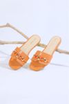 Women Stylish Orange Flat