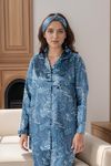 Rue' Rofe' Pure Night Bliss & Casual Daily Wear women printed silky Finish night wear Pajama Set