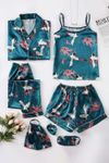 SHE'S INN DIGITAL PRINT 7 PCS SET NIGHTWEAR