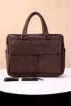 Basiks Imported Dark Brown Office Bag