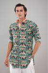 East Line Men ETHNIC Print Lawn One Piece Stitched Short Kurta