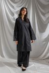 Black Eastline Stitched Solid 2 Piece