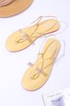 ANDAZ WOMEN YELLOW SANDALS