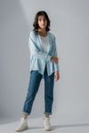 WEST line - Women's sky blue Button down shirt