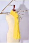 EAST LINE WOMEN YELLOW CHIFFON DUPATTA