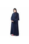 WOMEN SOLID BLUE ABAYA BURQA 9010