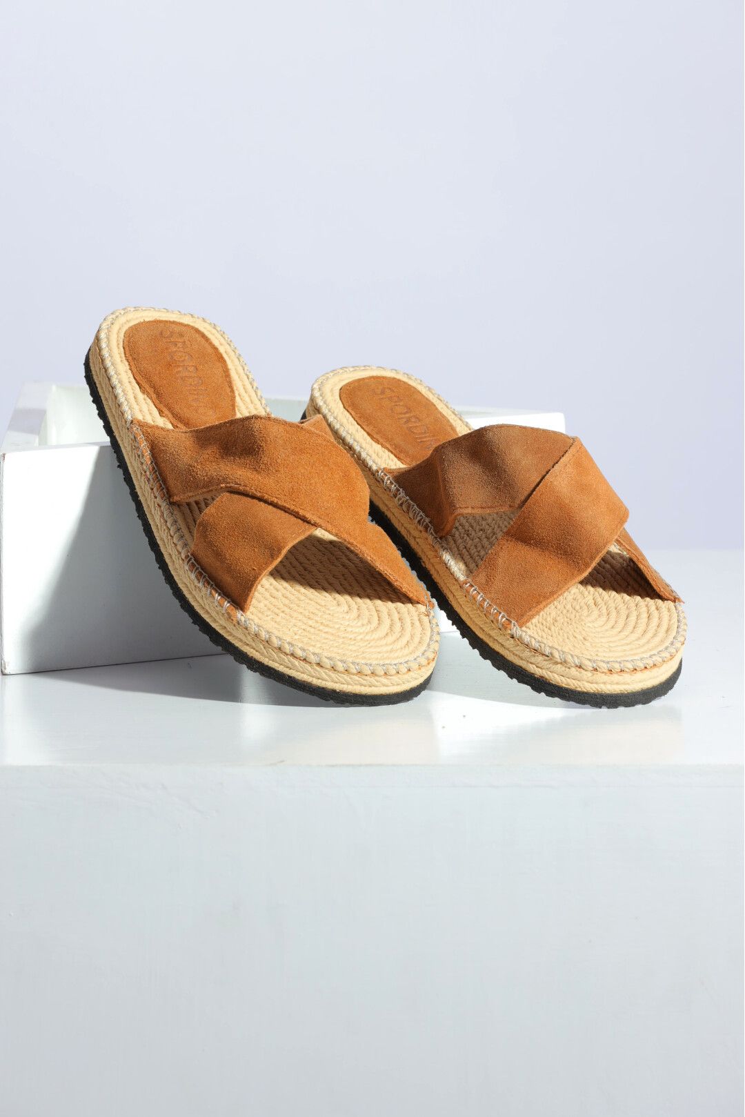 Buy Shoopen Women Premium BROWN Jute Medicated Sandal Online in