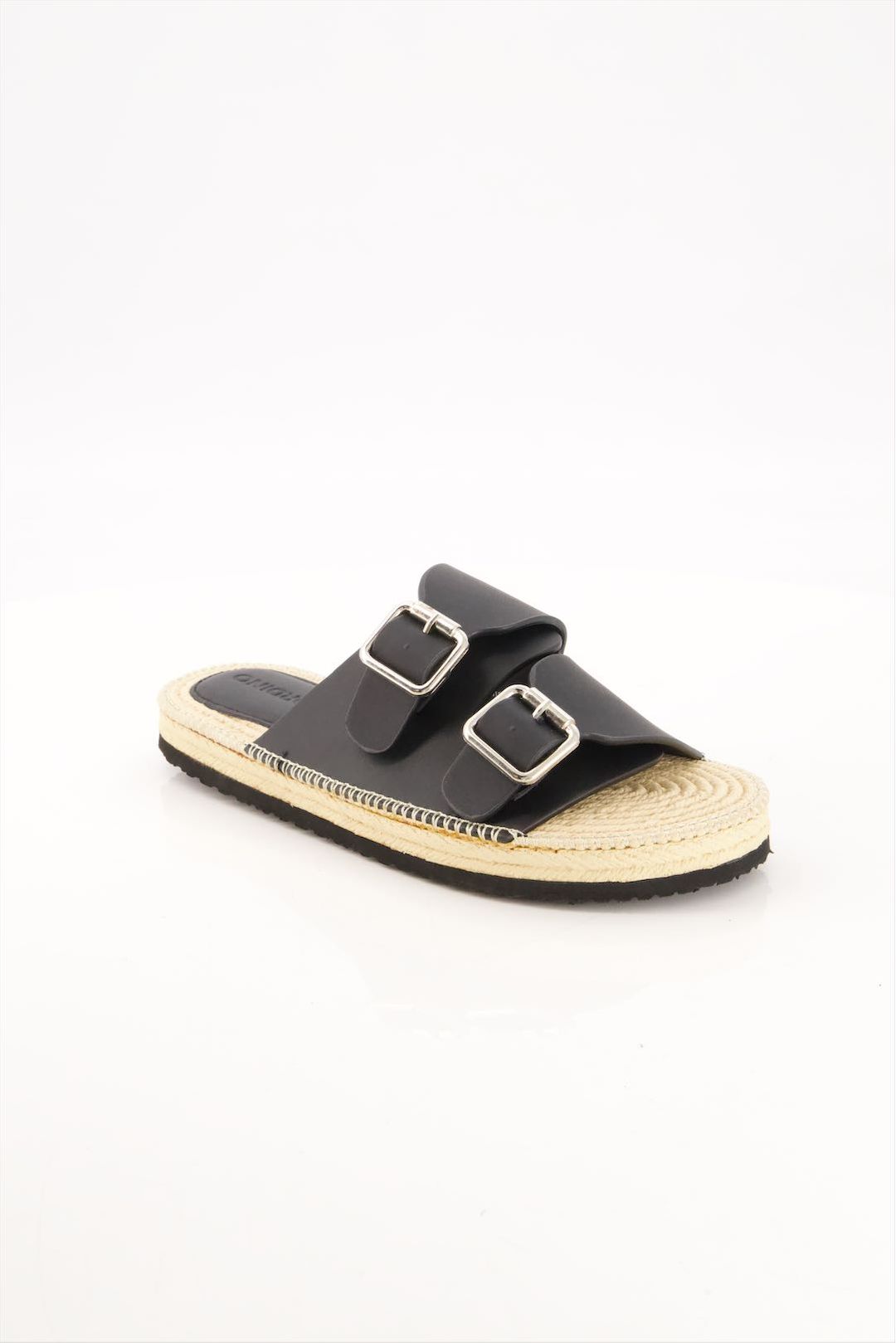 Buy Shoopen Women Premium BLACK Jute Medicated Sandal Online in