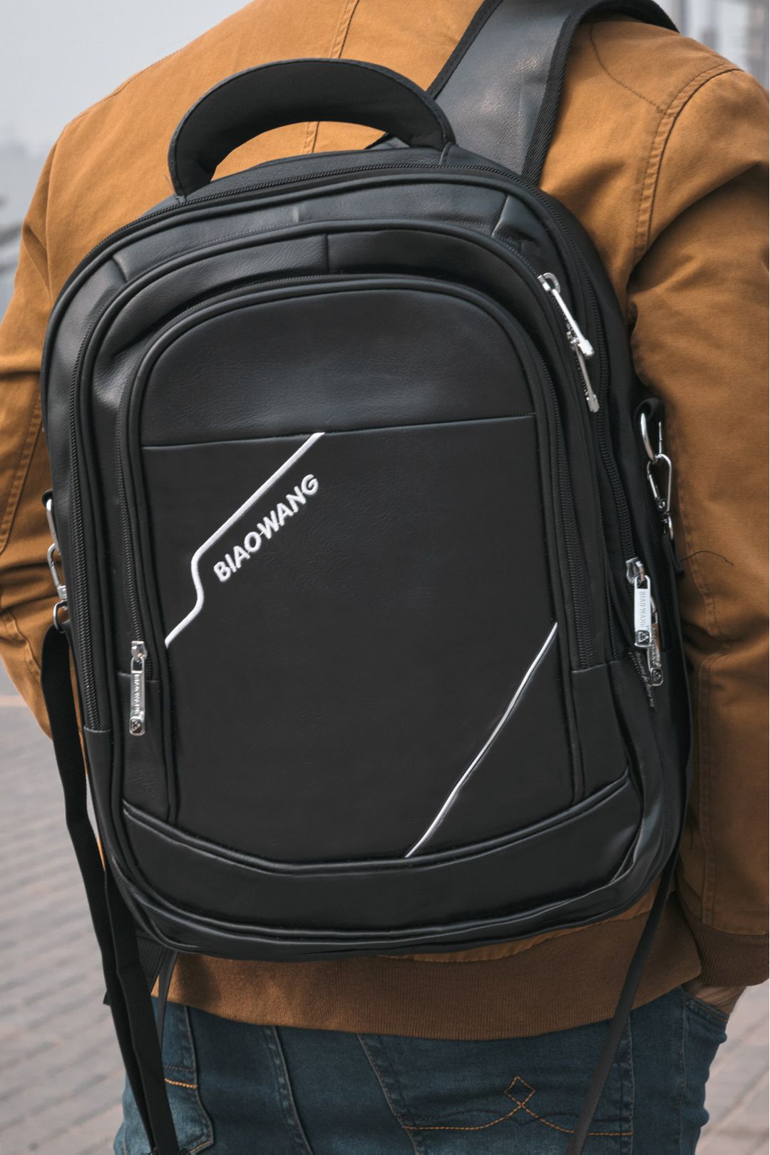 Buy BASIKS Imported BLACK BACKPACK BAG Online in Pakistan On Clicky.pk