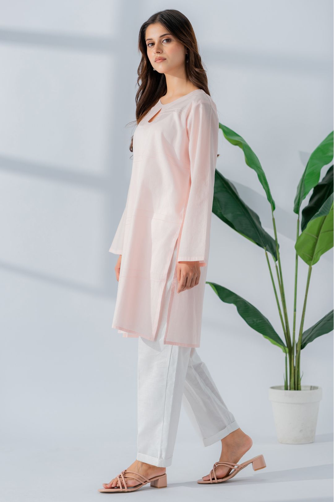 Buy East line Women light pink One piece Shirt Online in Pakistan On Clicky.pk at Lowest Prices Cash On Delivery All Over the Pakistan