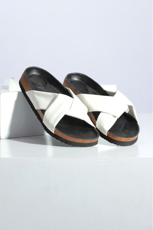 Buy Shoopen Women Premium WHITE Jute Medicated Sandal Online in